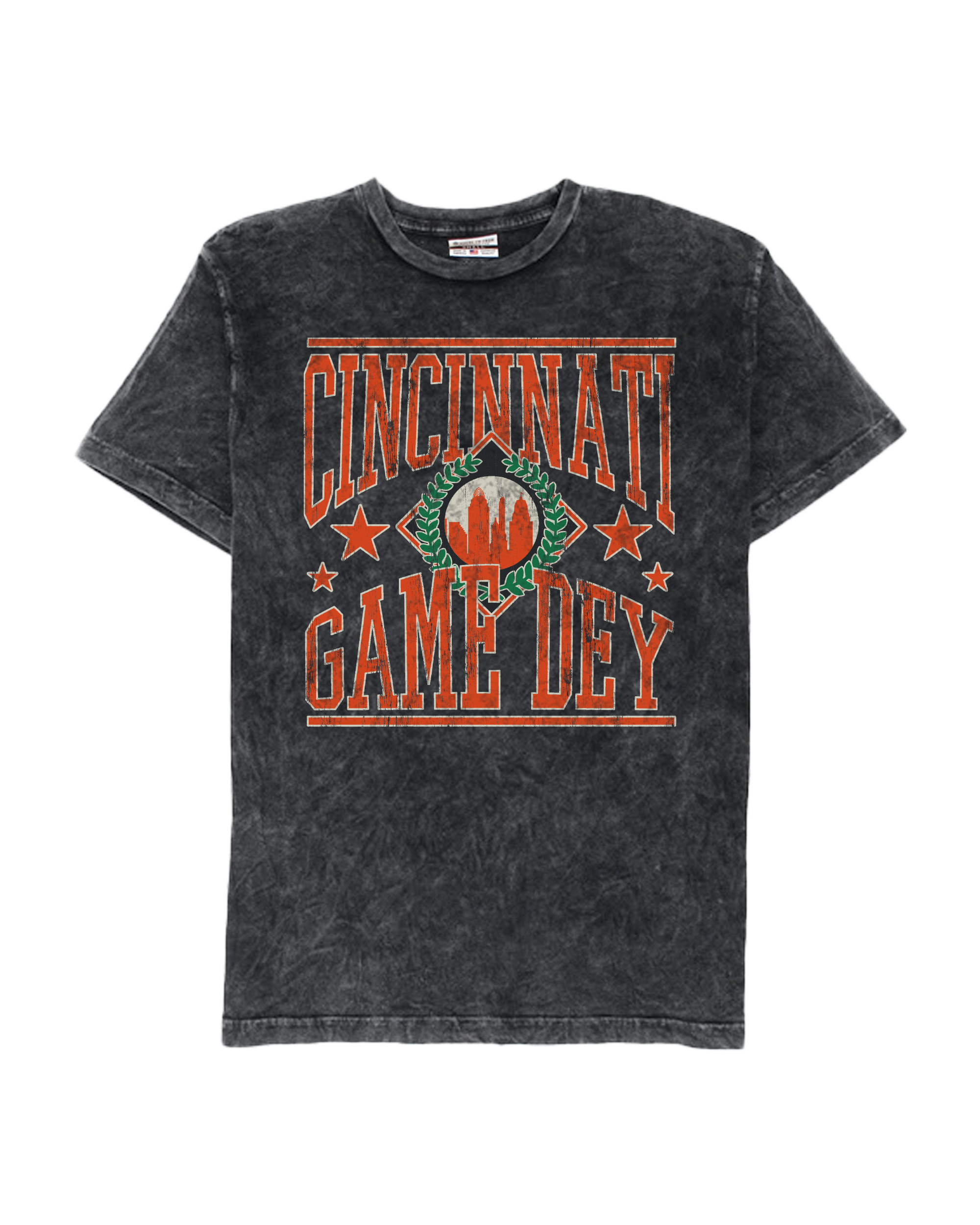 Cincinnati Game DEY Mineral Wash Crew T-Shirt