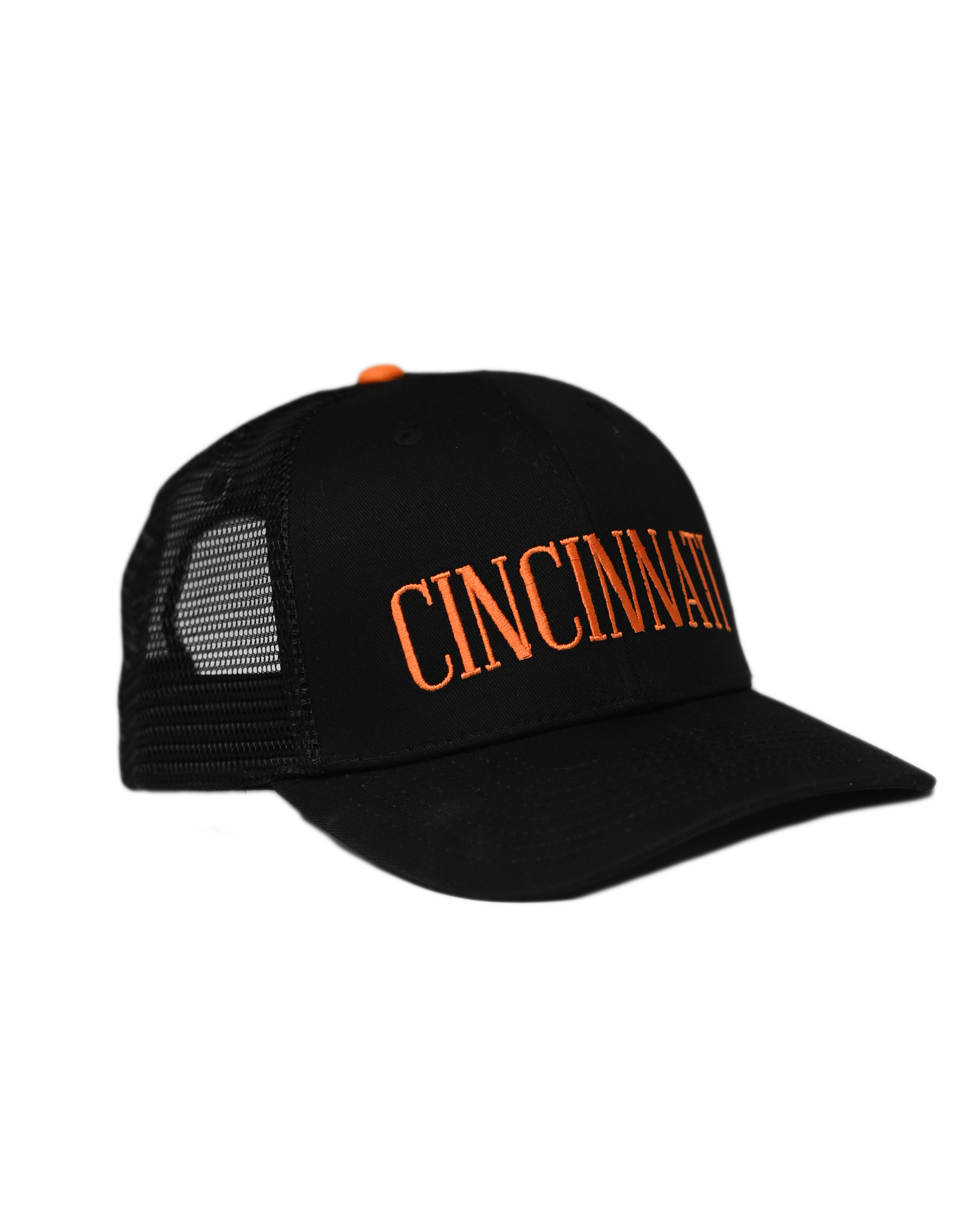 Cincinnati Black Trucker Hat