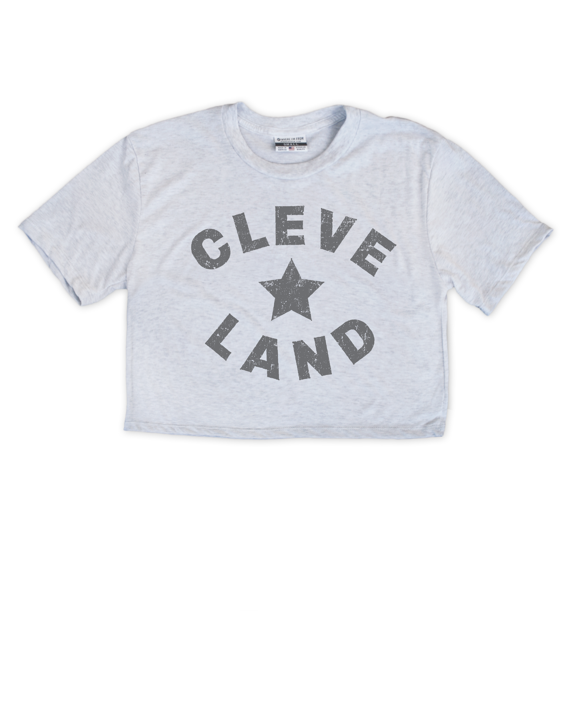 Cleve Land Star Crop Top