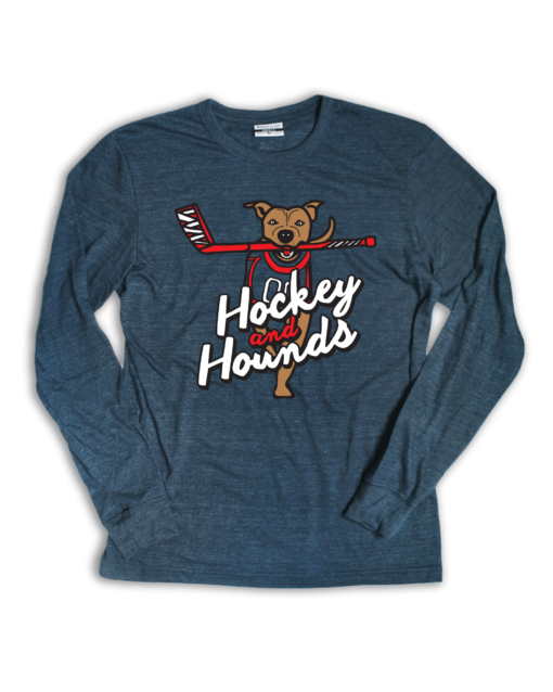 Hockey & Hounds Dog Long Sleeve