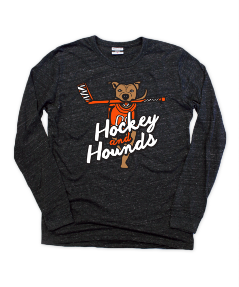 Hockey & Hounds Black Long Sleeve