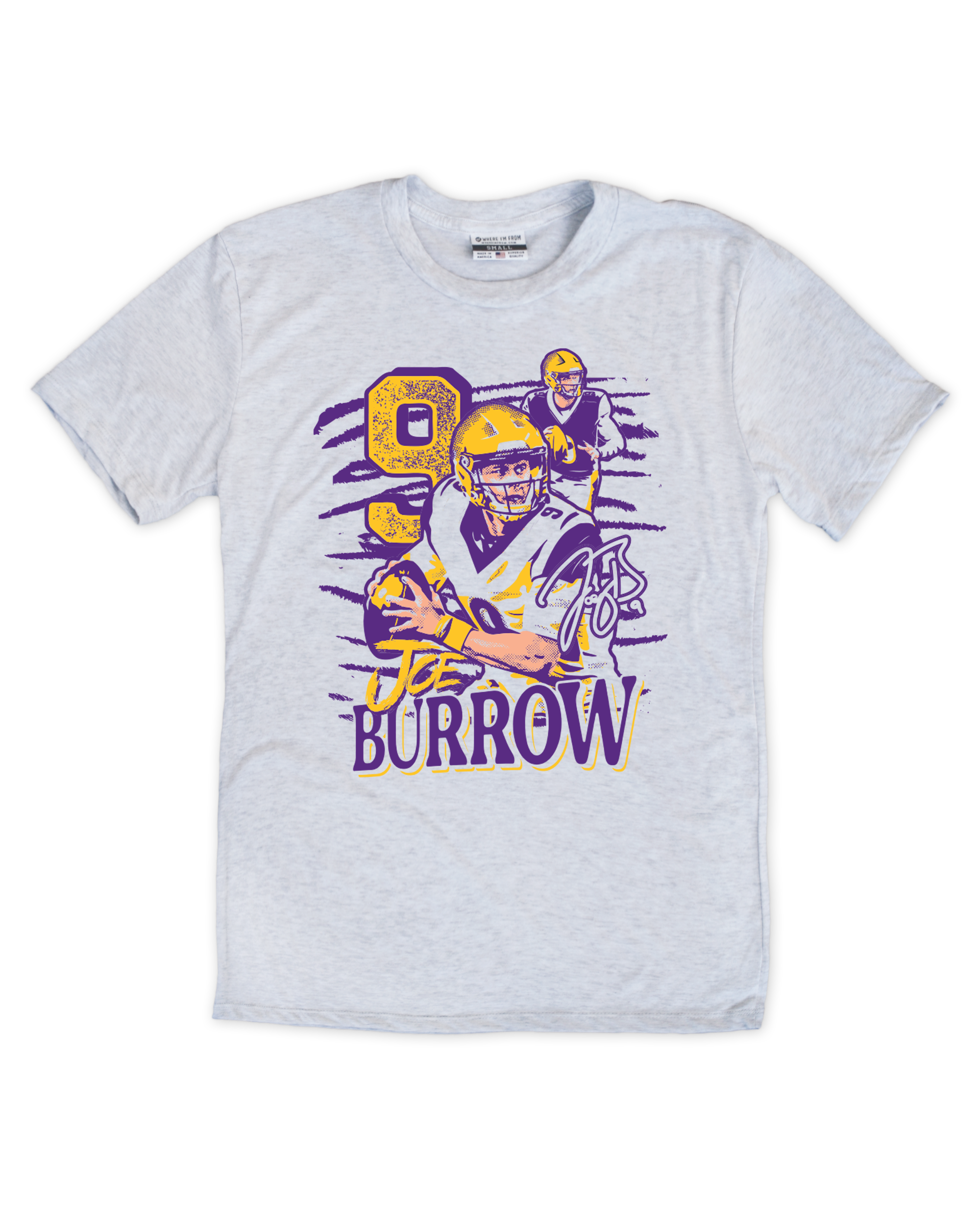 Joe Burrow Photo Collage T-Shirt