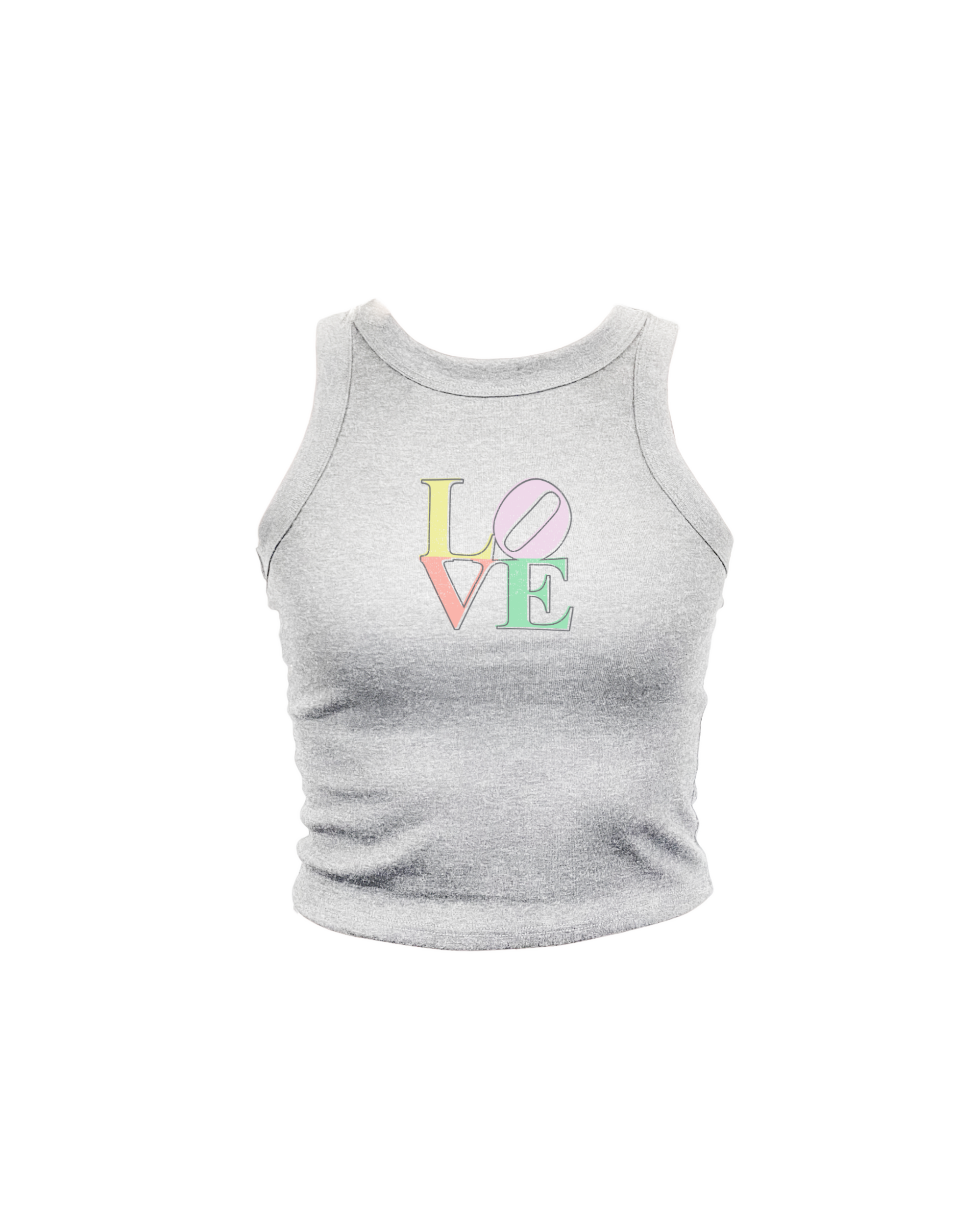 Love Philly Pastels High Neck Tank