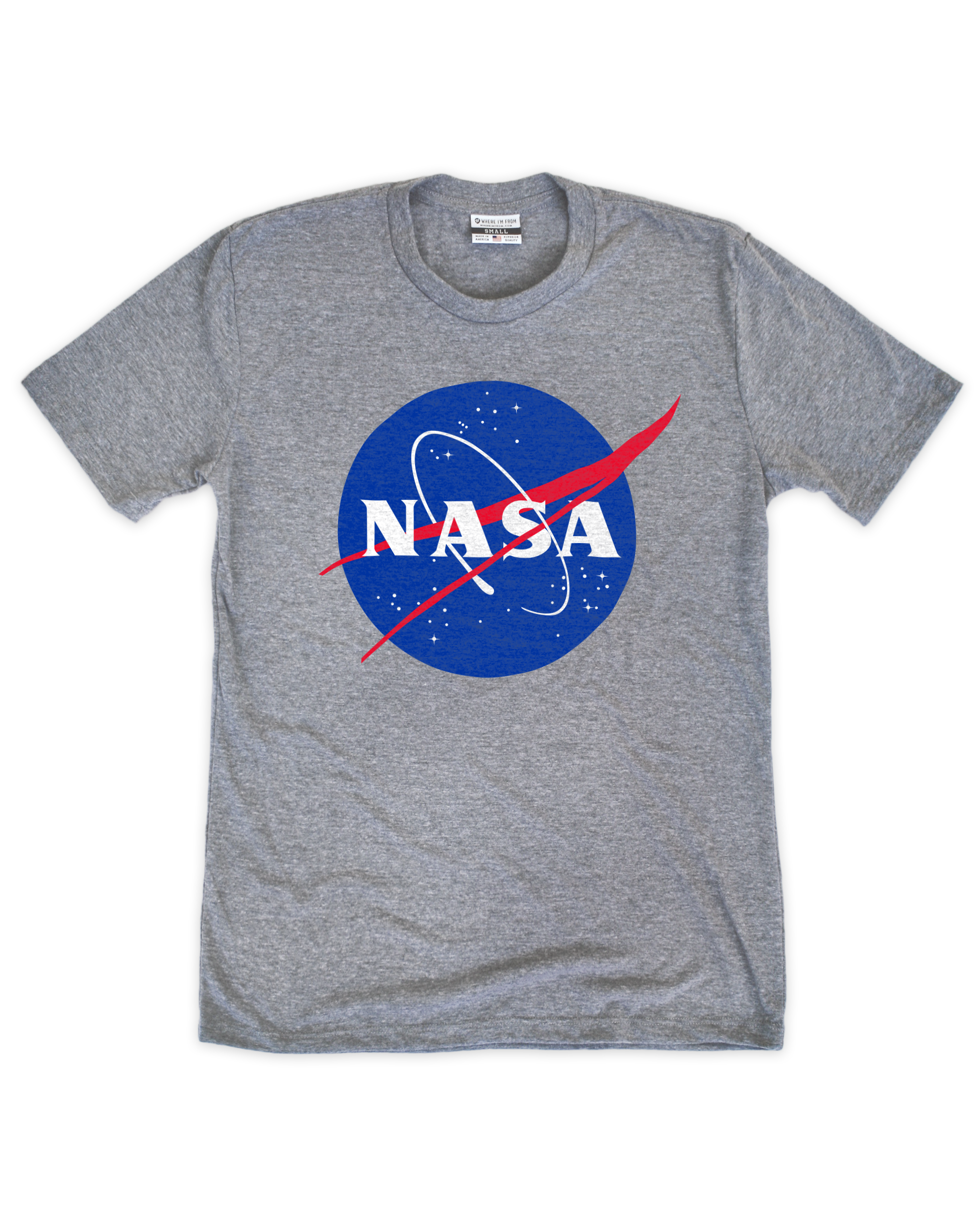 NASA Logo Gray Crew