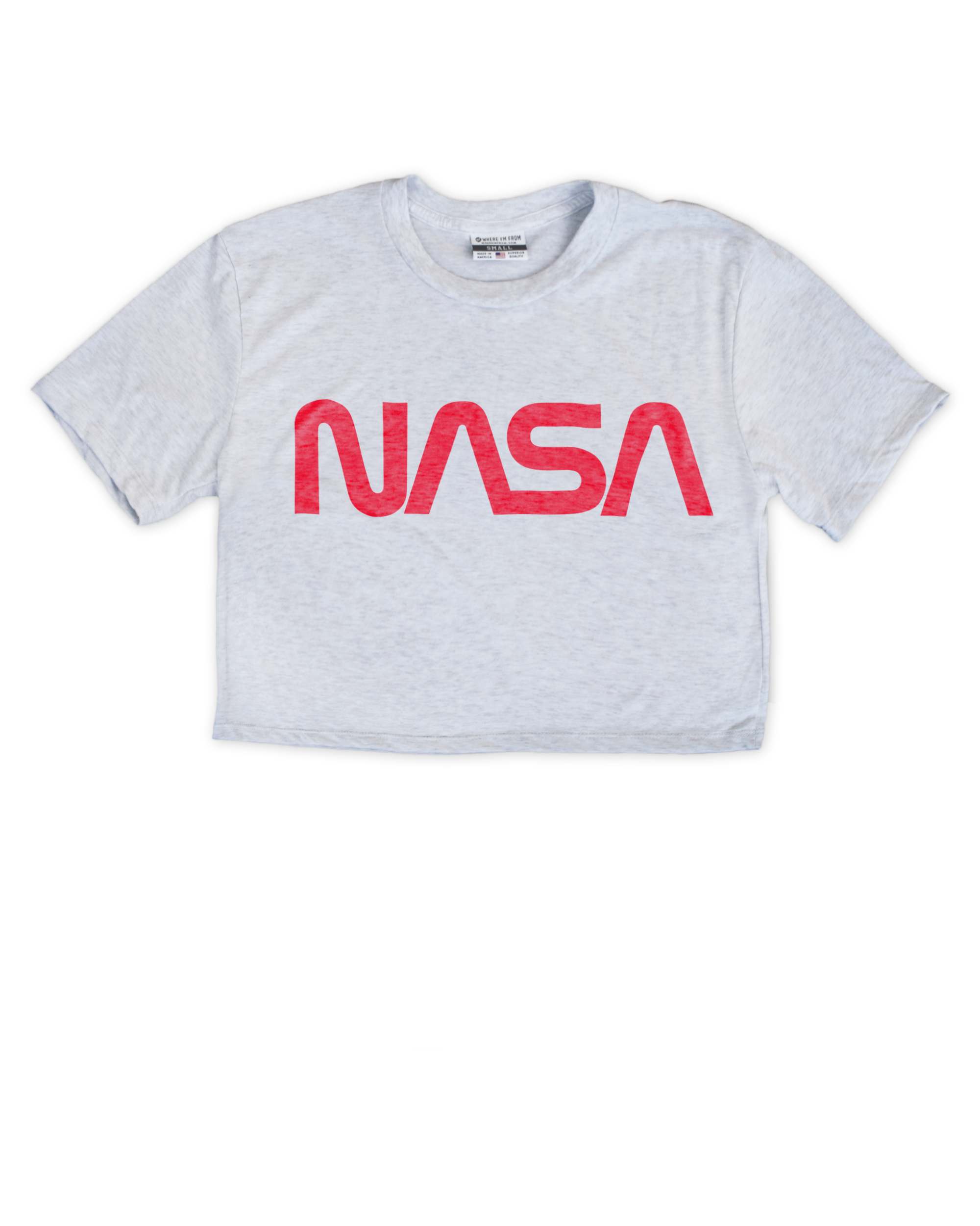 NASA Red Logo Crop Top