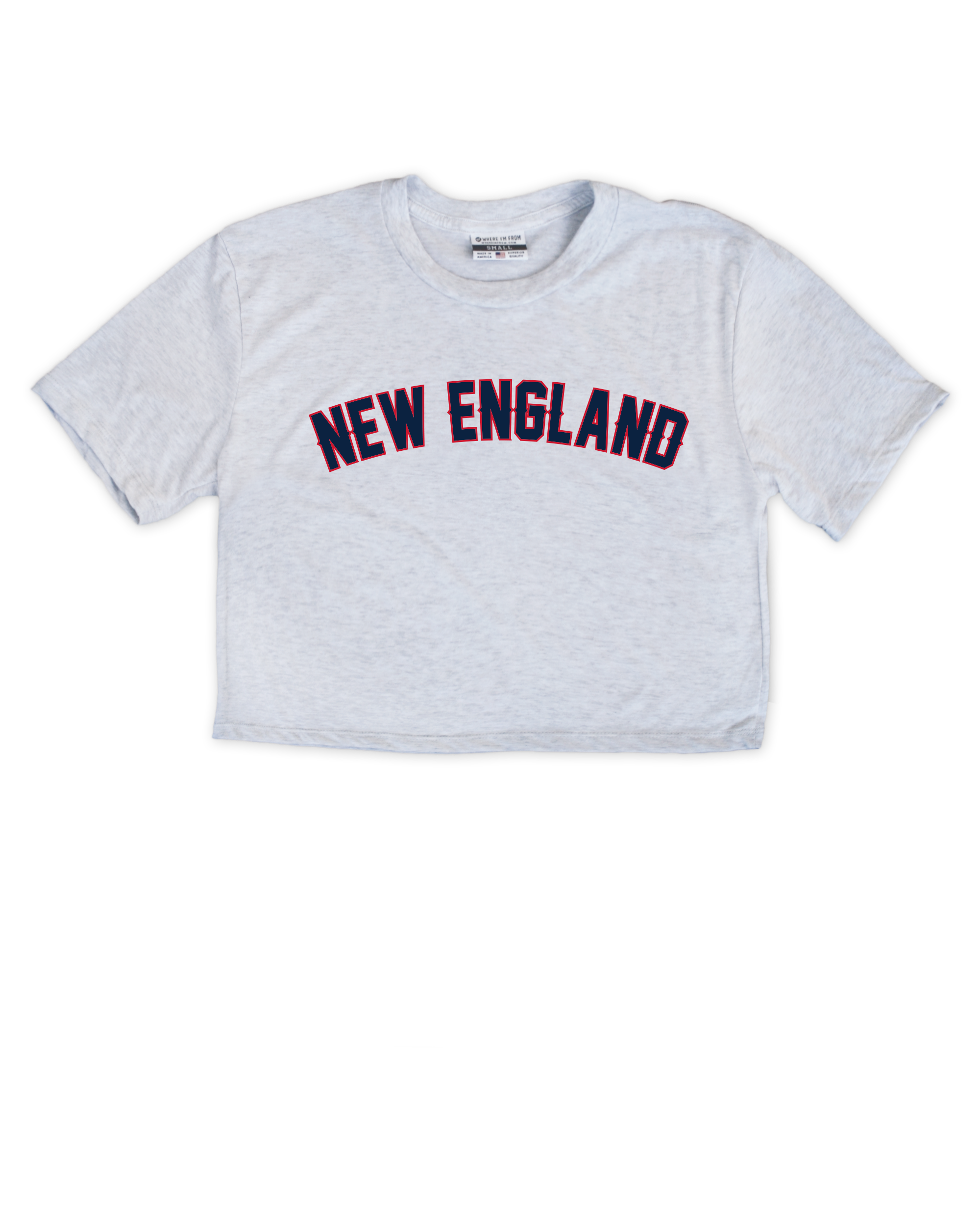 New England Jersey Crop Top