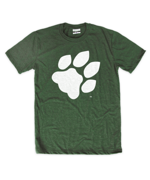 OU Paw Green Crew T-Shirt
