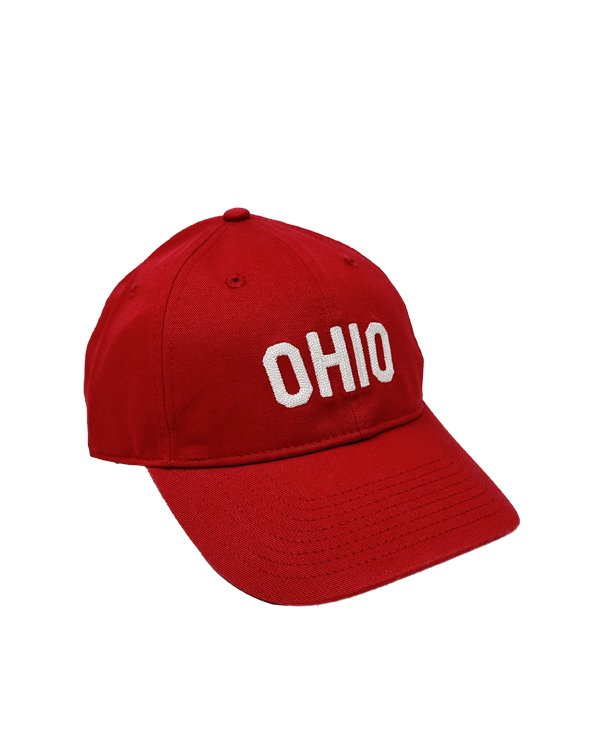 Simple Ohio Red Dad Hat Hat