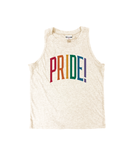 Pride Oatmeal Relaxed Tank
