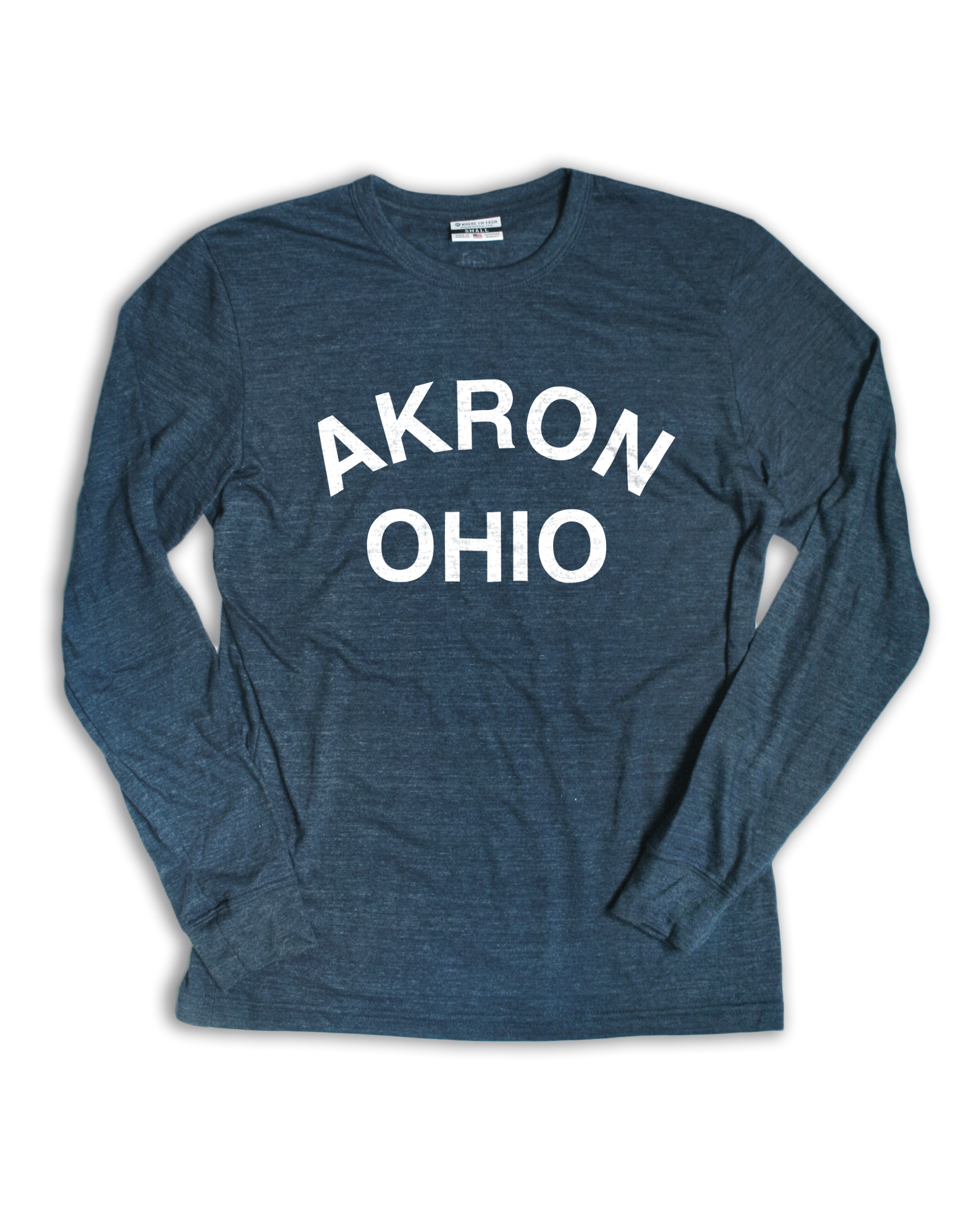 Simple Akron Ohio Long Sleeve
