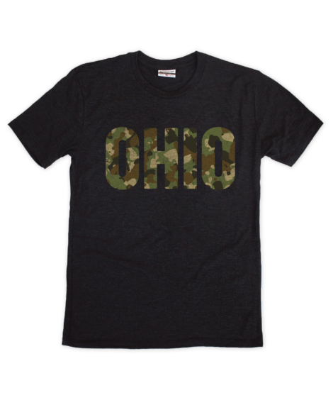 Simple Ohio Camo Crew T-Shirt