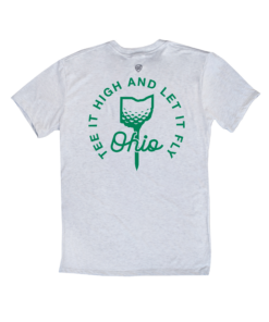 Ohio Golf Tee It High Ash Crew T-Shirt