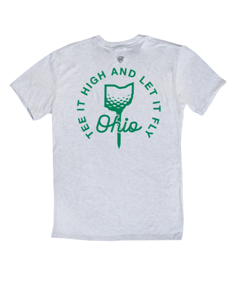 Ohio Golf Tee It High Ash Crew T-Shirt