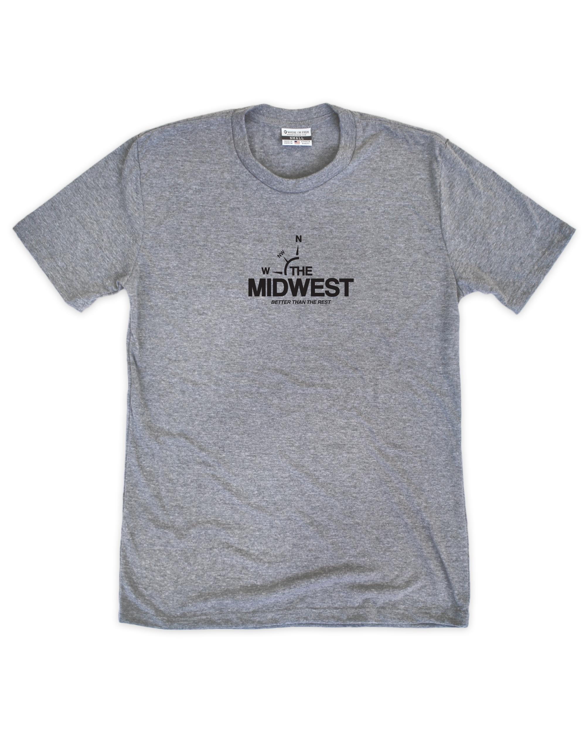 Midwest Map Gray Crew