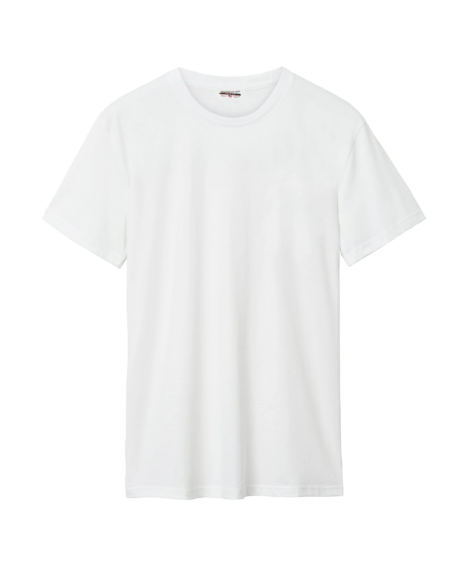 White Cotton Crew T-Shirt