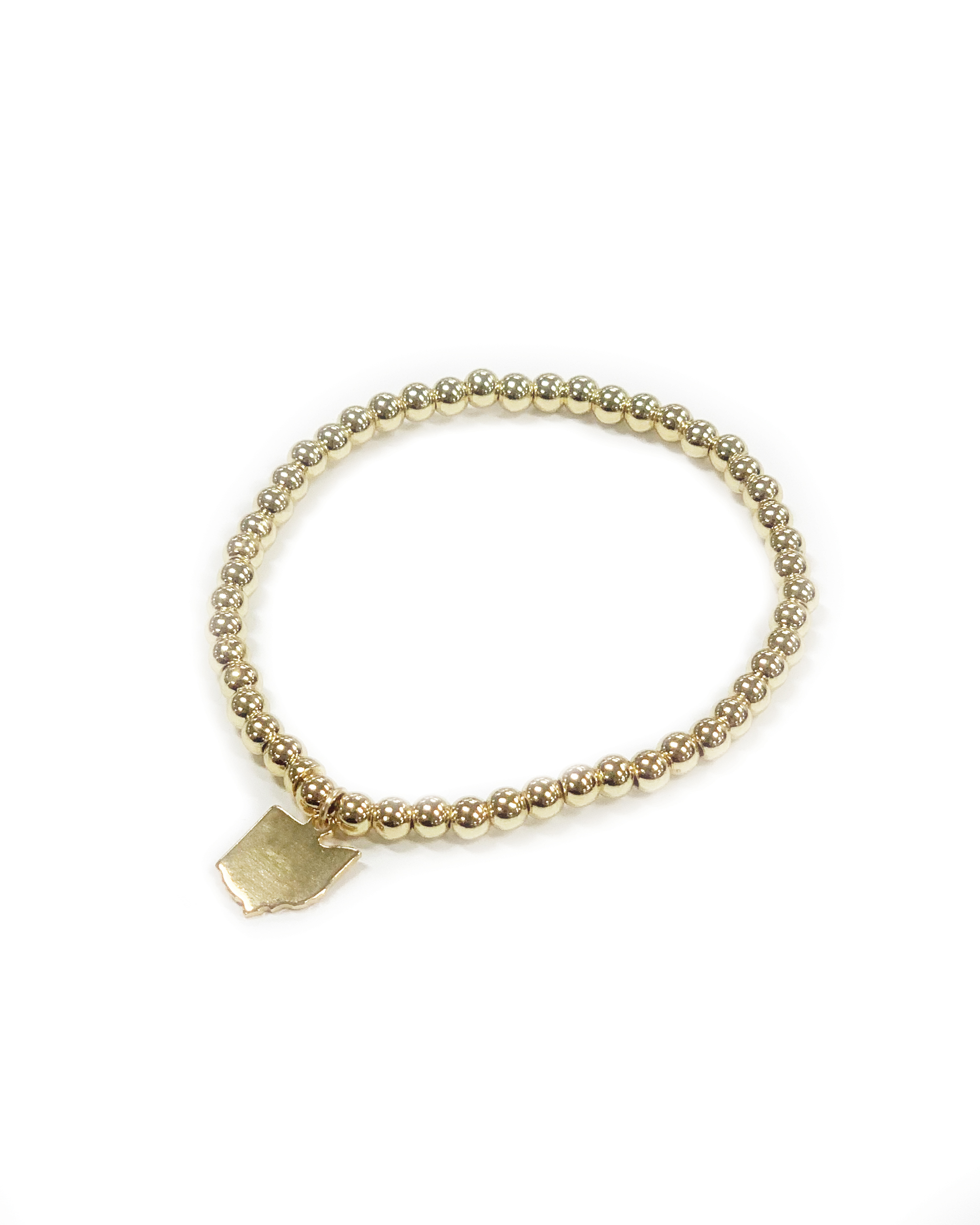 Gold Ohio Ball Bracelet