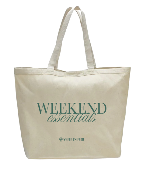 Weekend Essentials Large Tote - Where I'm Apparel