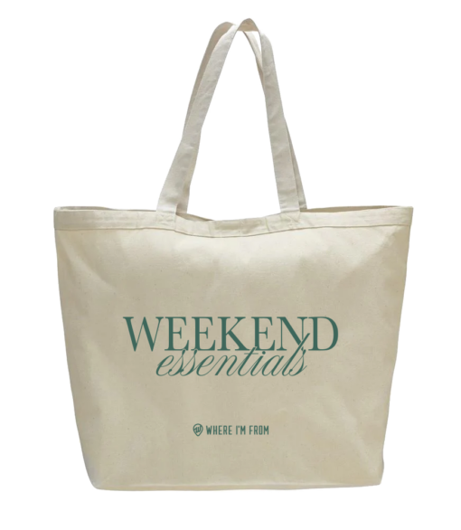 Weekend Essentials Large Tote - Where I'm Apparel