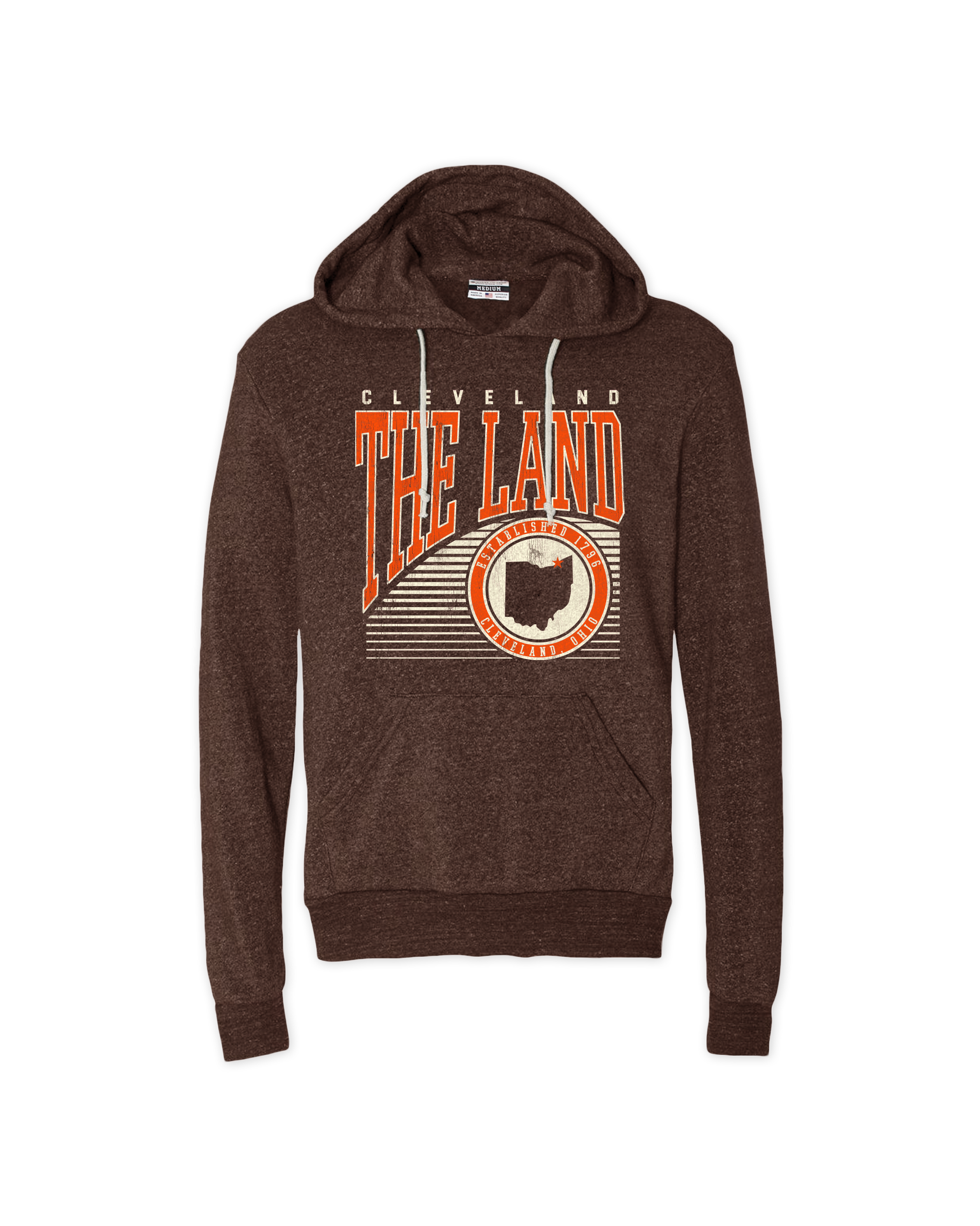 Where I'm from Apparel The Land Brown Hoodie