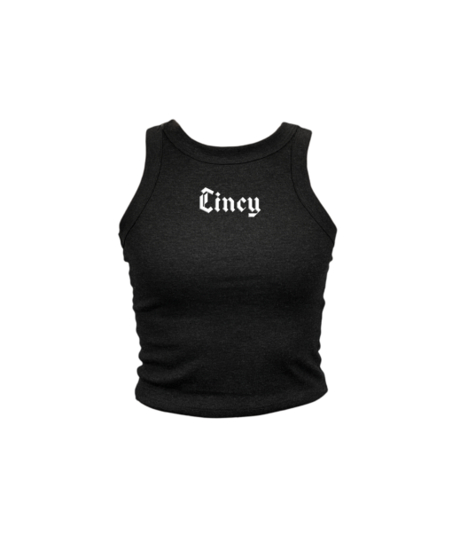 Cincy Embroidered High Neck Tank