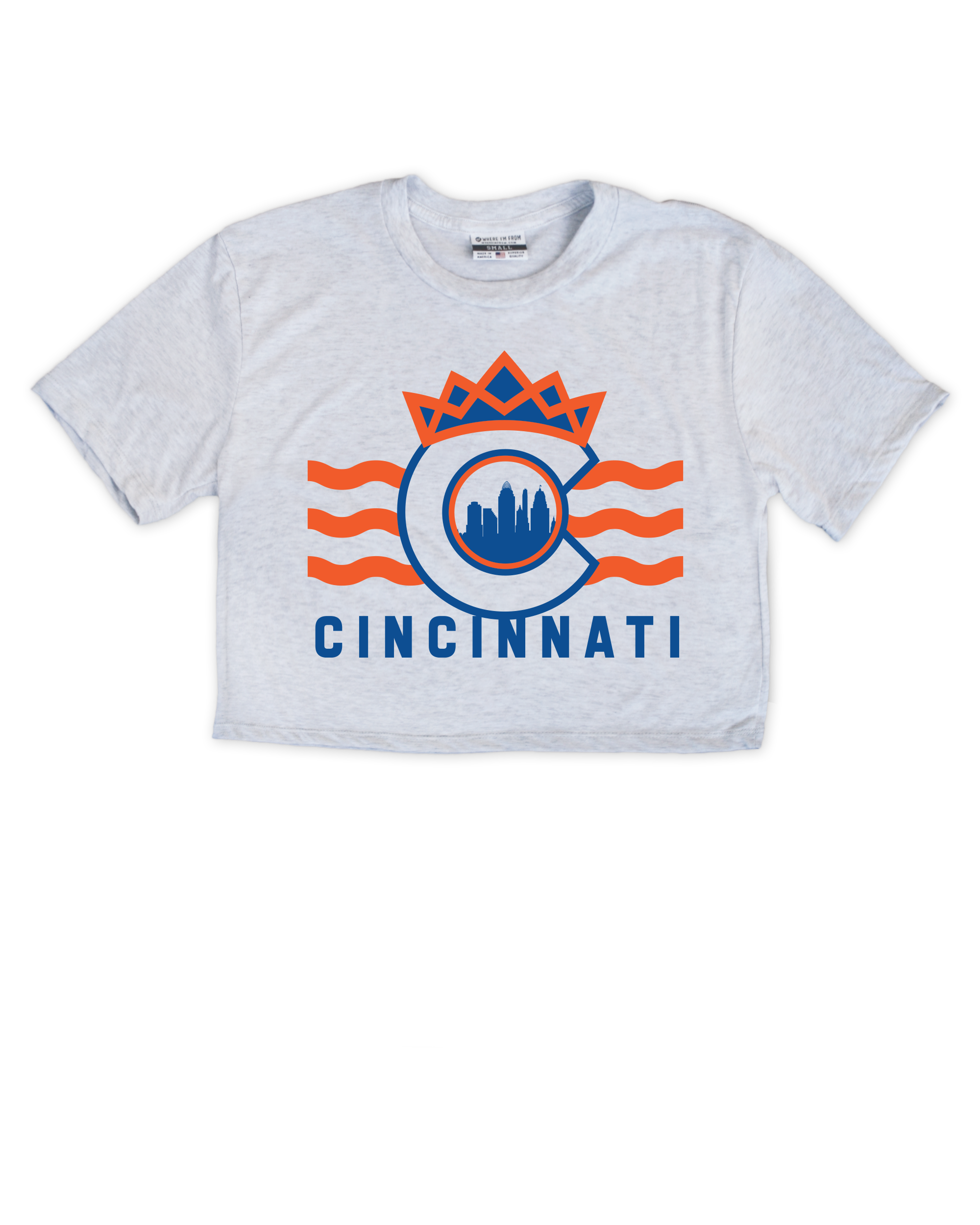 Cincinnati Crown Crop Top