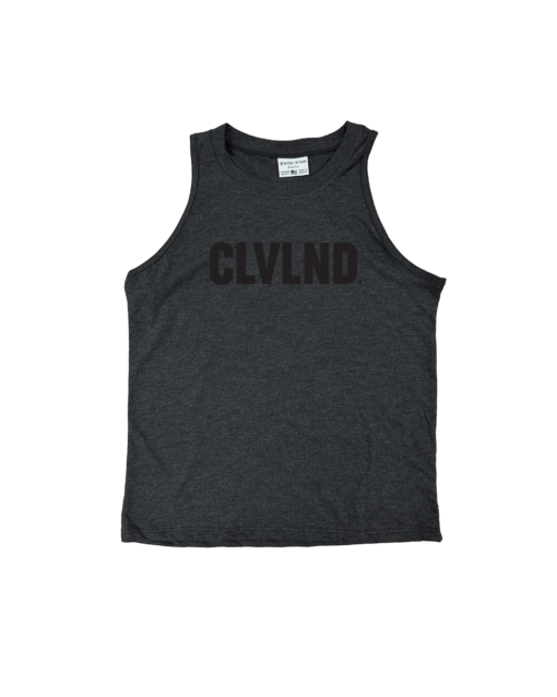 CLVLND Puff Print Relaxed Tank