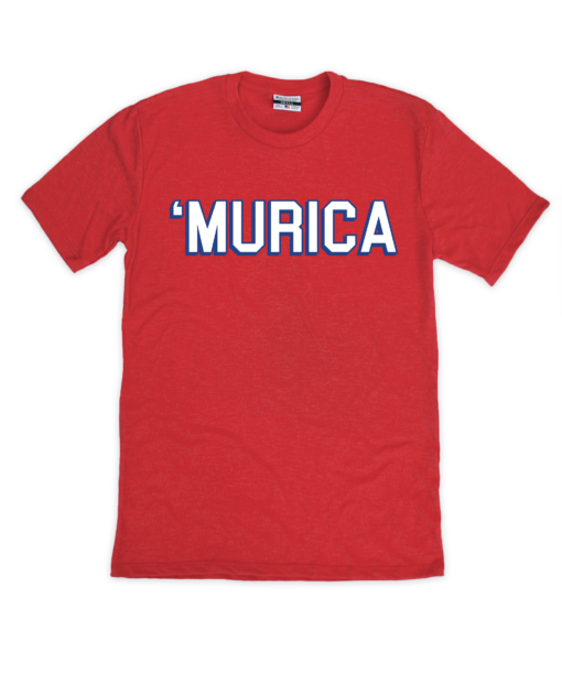 Murica Red Crew T-Shirt