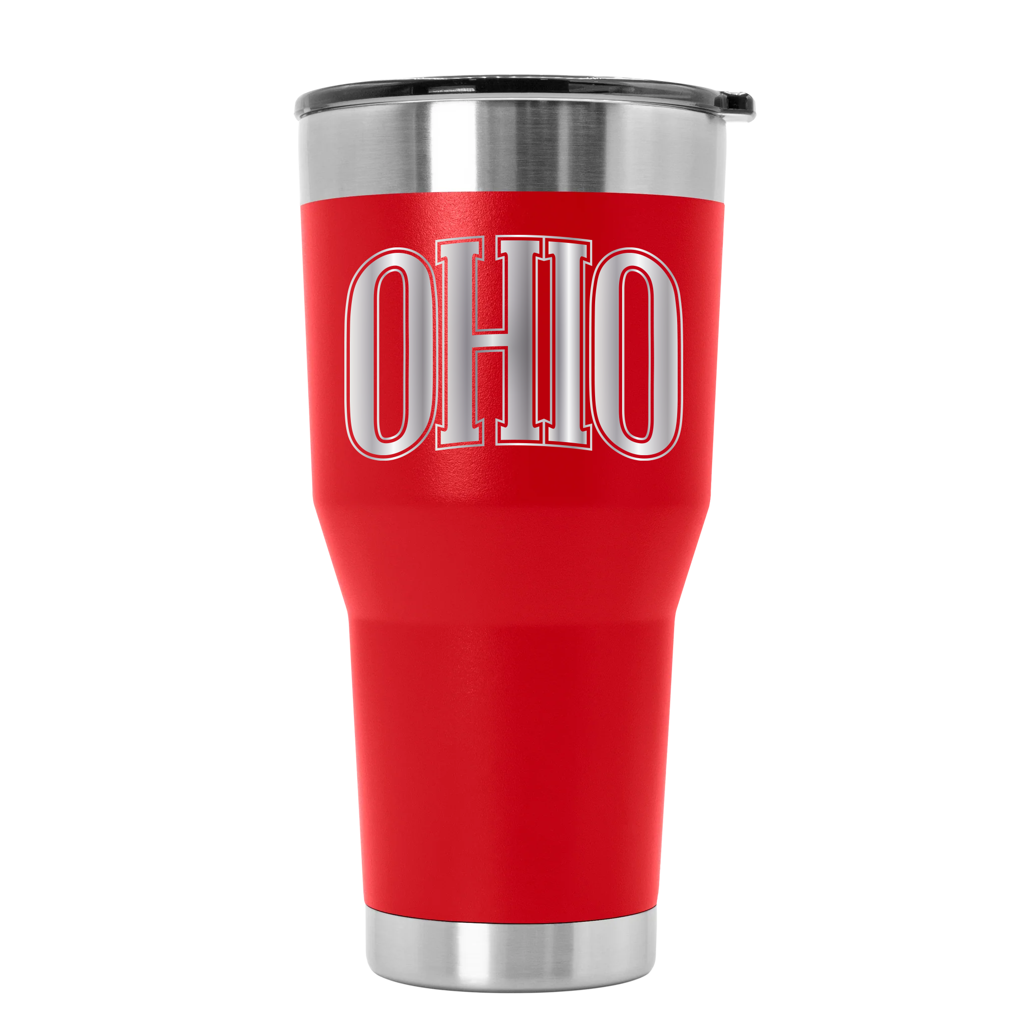 Classic Red Insulated Metal Party Cups