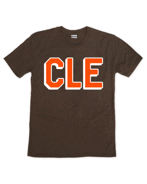 CLE Shadow Brown Crew T-Shirt