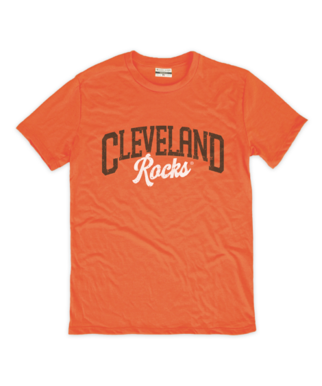 Cleveland Rocks Orange Crew T-Shirt