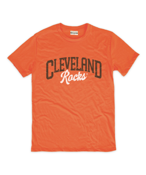 Cleveland Rocks Orange Crew T-Shirt