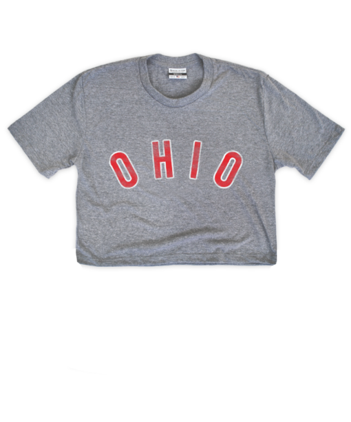 Ohio Arched Grey Crop Top
