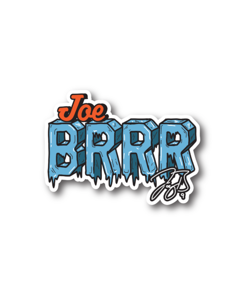Joe Brrr Ice Sticker Sticker