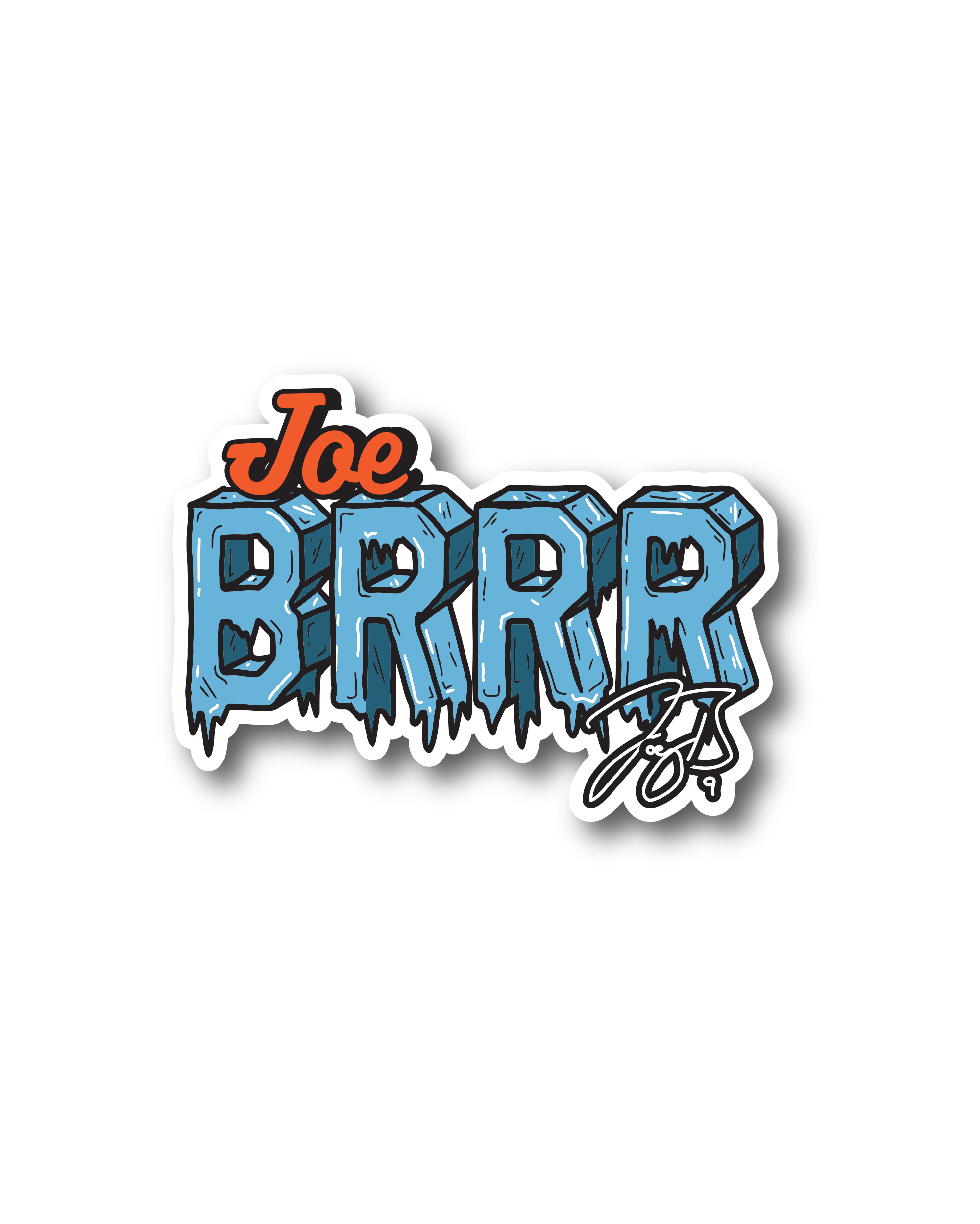 Joe BRRR Sticker Pack