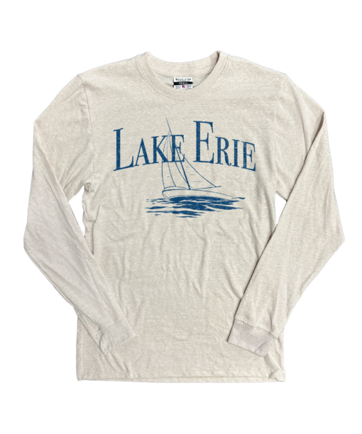 Lake Erie Sailboat Oatmeal Long Sleeve