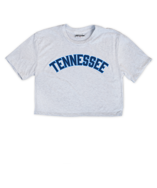 Tennessee Jersey Ash Crop Top