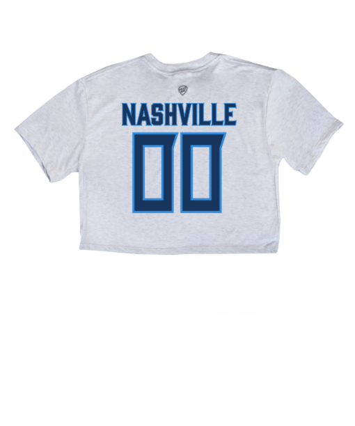 Tennessee Jersey Ash Crop Top