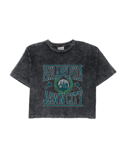 Jawn City Mineral Crop Top