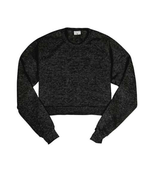Charcoal Crop Sweatshirt