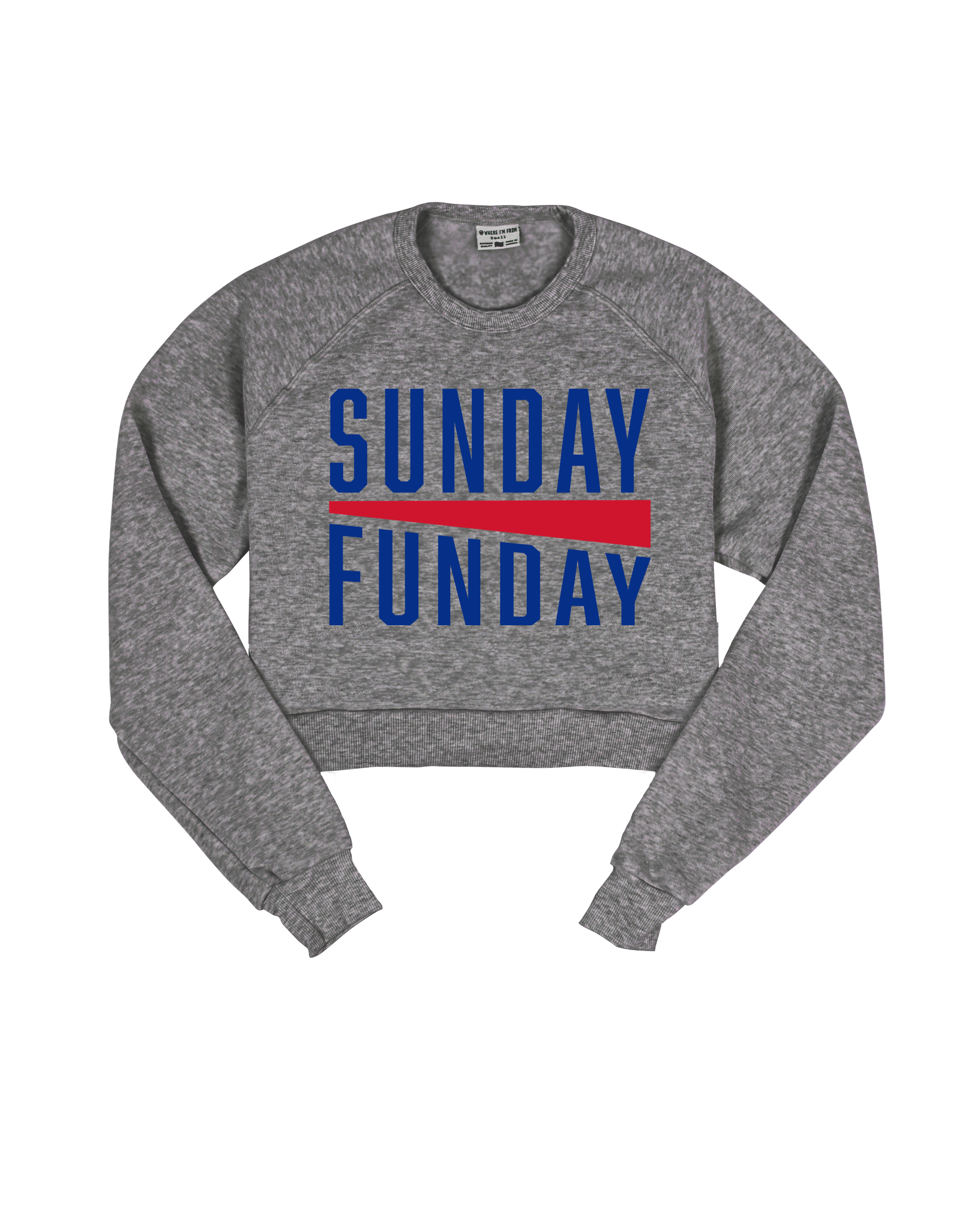 Sunday Funday Football Sweatshirt Buffalo Football Crewneck 