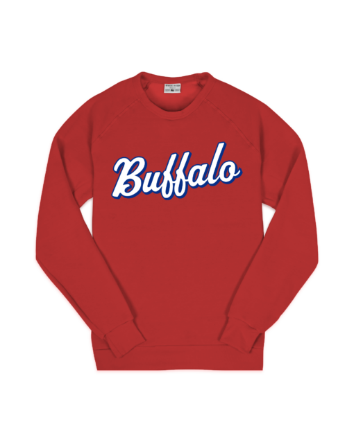 Buffalo Red Script Sweatshirt
