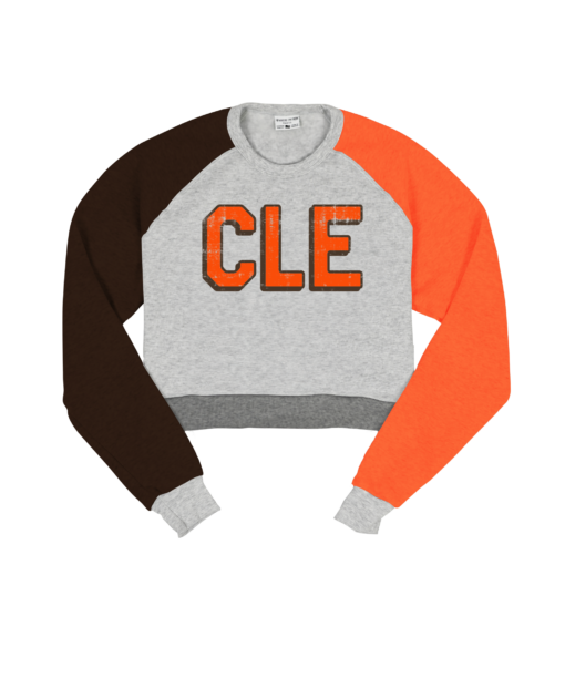 CLE Shadow Quad Crop Sweatshirt