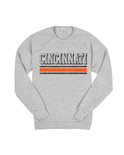 Cincinnati Underline Stripes Sweatshirt
