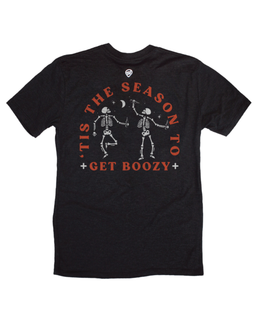 Get Boozy Black Crew T-Shirt