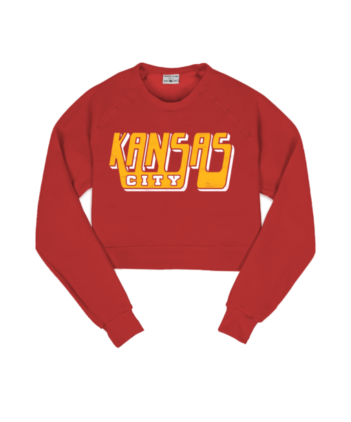 Kansas City Red Crop Sweatshirt