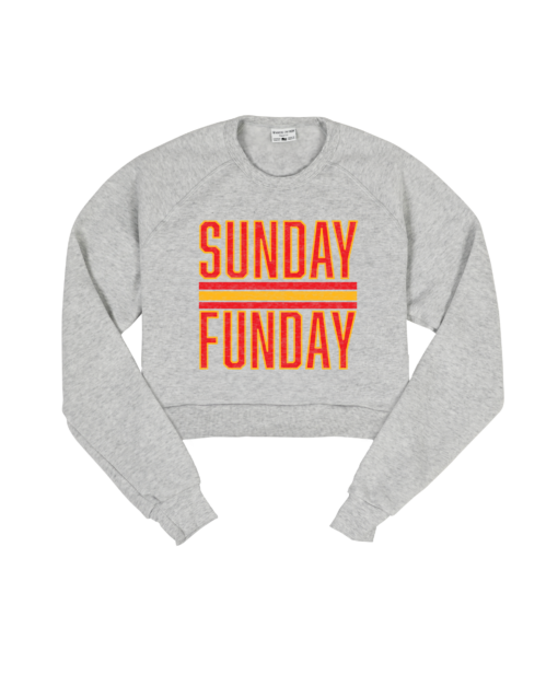 KC Sunday Funday Crop Sweatshirt