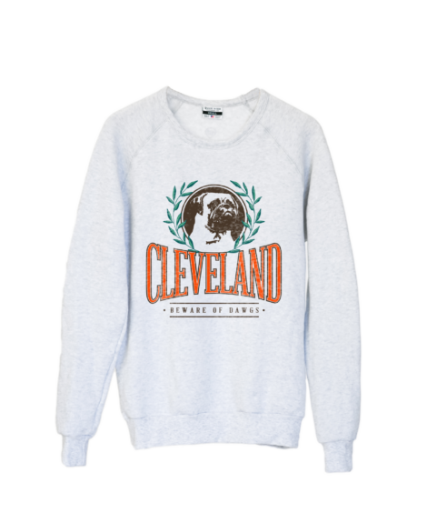 Cleveland Dog Vines Ash Sweatshirt