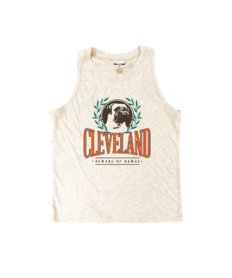 Cleveland Vines Oatmeal Relaxed Tank