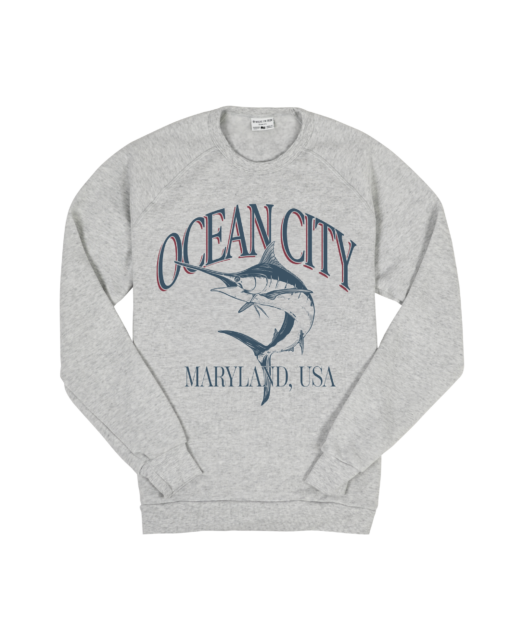 Ocean City Swordfish Ash Sweatshirt