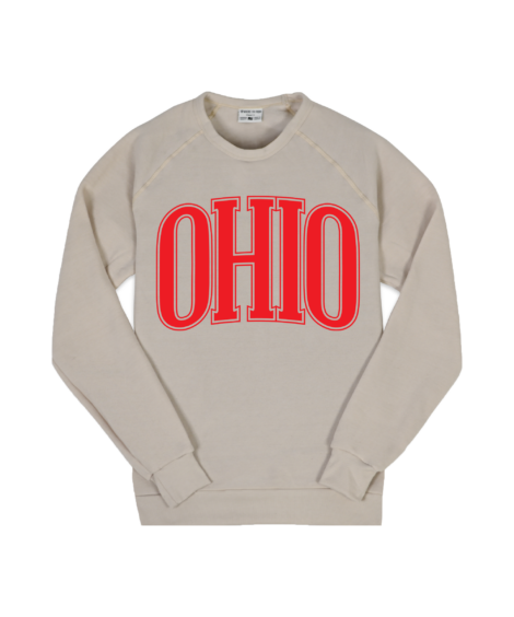 Ohio Oversized Oatmeal Sweatshirt